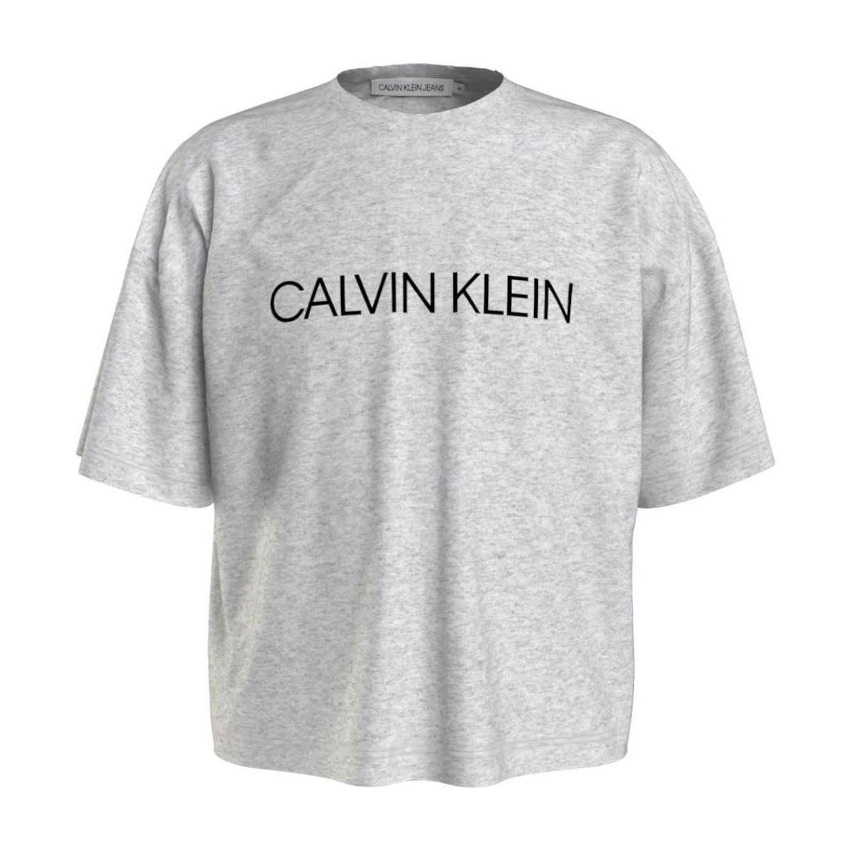 textil Flickor T-shirts Calvin Klein Jeans  Grå