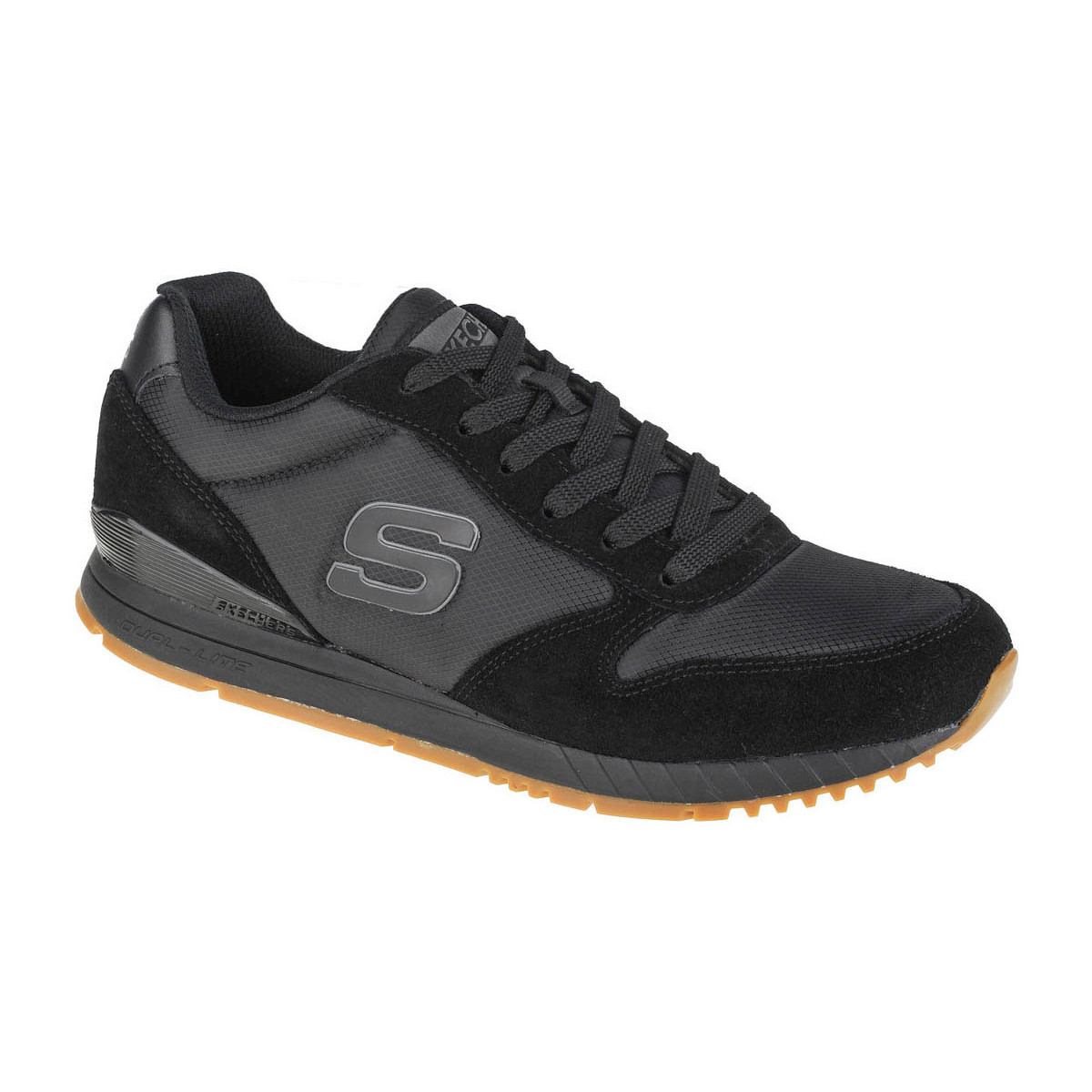 Skor Herr Sneakers Skechers Sunlite-Waltan Svart
