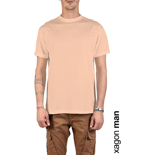 textil Herr T-shirts Xagon Man A2108 1Z X0044 Rosa