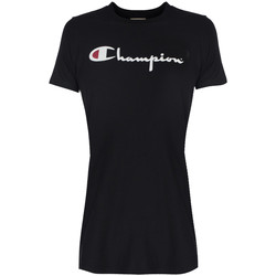 textil Dam T-shirts Champion 110045 Svart