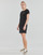 textil Dam Korta klänningar Emporio Armani EA7 NYCREZ Svart / Guldfärgad