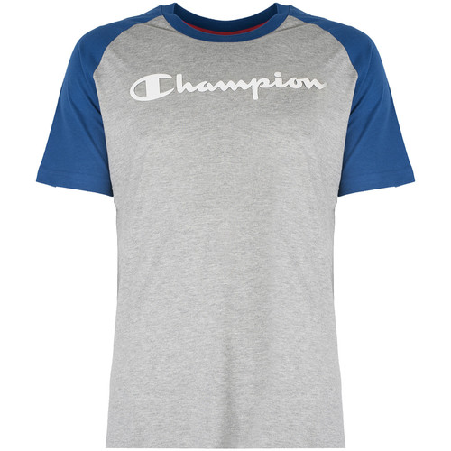 textil Herr T-shirts Champion 212688 Blå