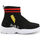 Skor Herr Sneakers Shone 1601-005 Black/Red Svart