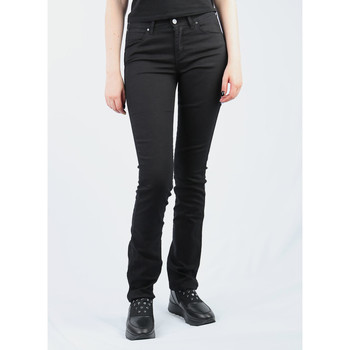 textil Dam Skinny Jeans Wrangler Caitlin Slim Leg W24CBI33L Svart
