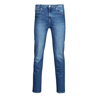 textil Herr Stuprörsjeans Calvin Klein Jeans HIGH RISE SLIM Blå / Ljus