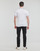 textil Herr Kortärmade pikétröjor Calvin Klein Jeans TIPPING SLIM POLO Vit / Svart