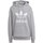textil Dam Sweatshirts adidas Originals Trefoil Hoodie Grå