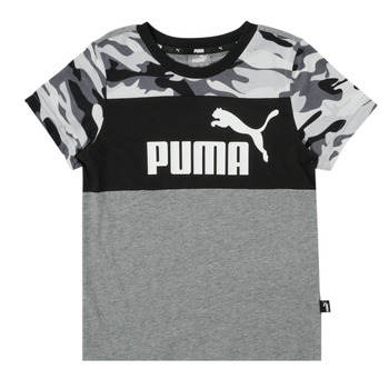 textil Pojkar T-shirts Puma ESS CAMO TEE Flerfärgad