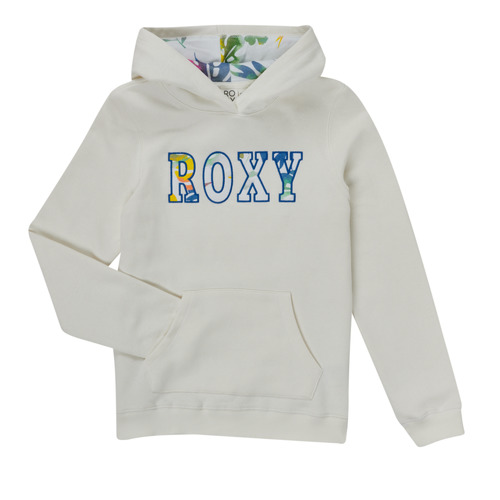 textil Flickor Sweatshirts Roxy HOPE YOU KNOW Vit