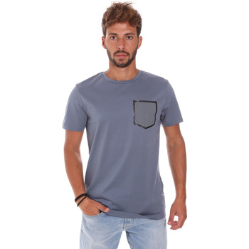 textil Herr T-shirts Antony Morato MMKS01025 FA100084 Blå