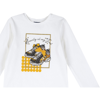 textil Barn Långärmade T-shirts Chicco 09067523000000 Vit