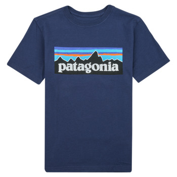 textil Barn T-shirts Patagonia BOYS LOGO T-SHIRT Marin