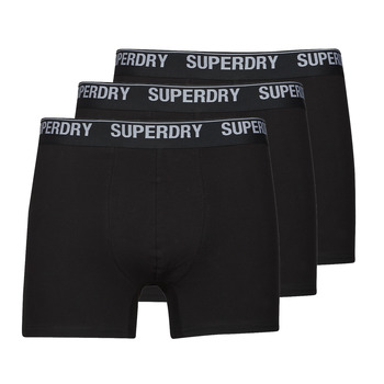 Underkläder Herr Boxershorts Superdry BOXER TRIPLE X3 Svart / Svart / Svart