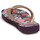 Skor Flickor Flip-flops Havaianas KIDS FLORES Violett / Guldfärgad