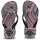 Skor Flickor Flip-flops Havaianas KIDS SLIM GLITTER TRENDY Rosa / Svart / Violett