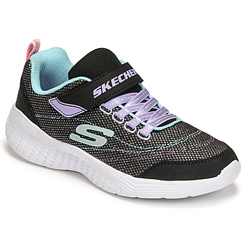 Skor Flickor Sneakers Skechers SNAP SPRINTS Svart / Blå / Violett