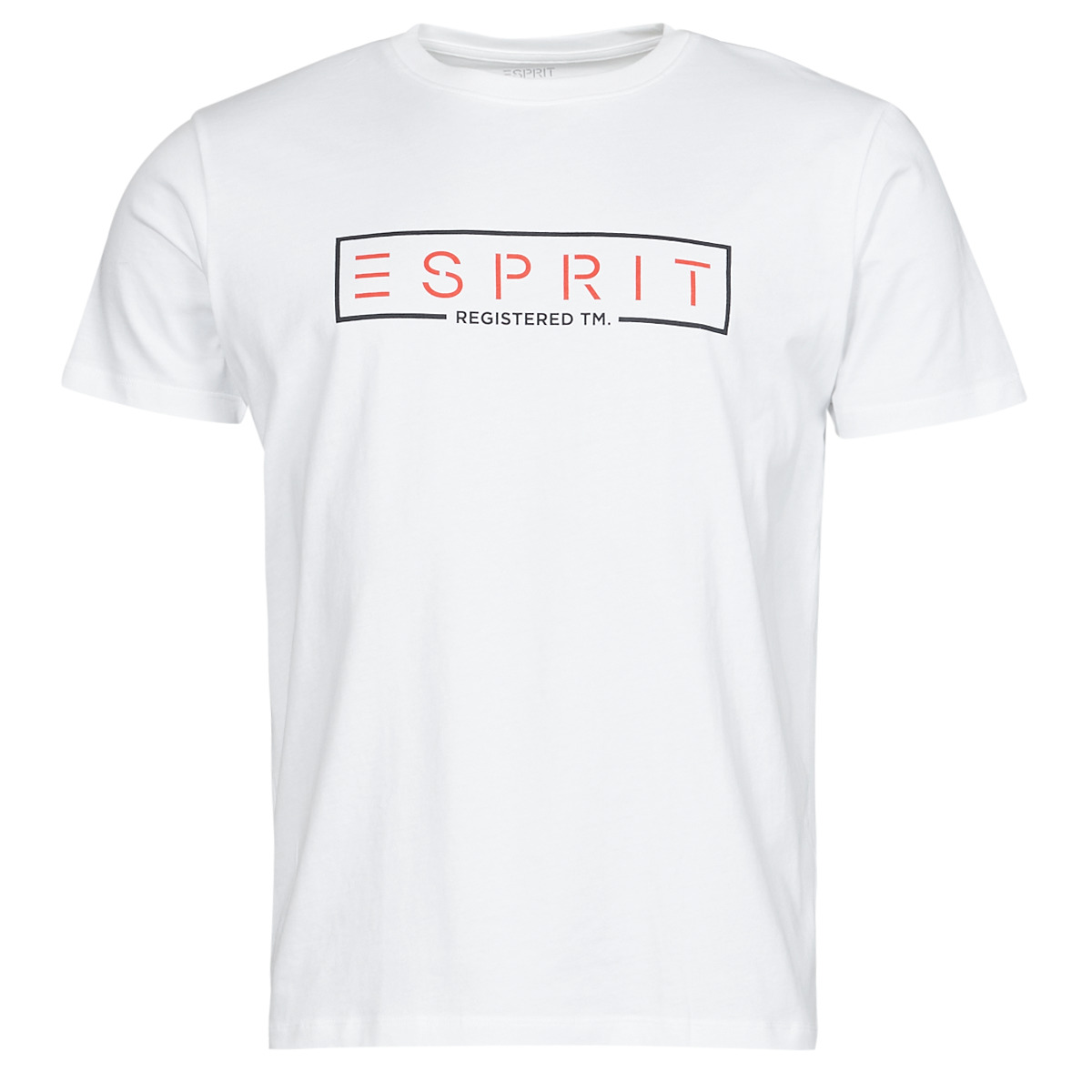 textil Herr T-shirts Esprit BCI N cn aw ss Vit