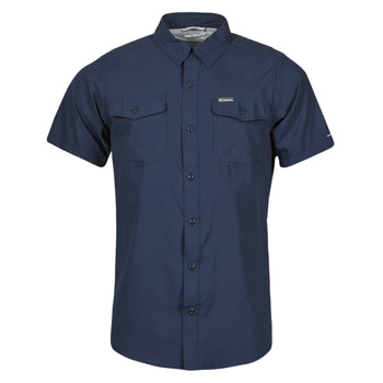 textil Herr Kortärmade skjortor Columbia Utilizer II Solid Short Sleeve Shirt Collegiate / Navy