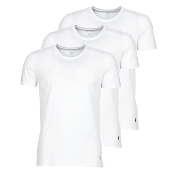 textil Herr T-shirts Polo Ralph Lauren CREW NECK X3 Vit / Vit / Vit