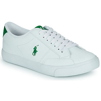 Skor Barn Sneakers Polo Ralph Lauren THERON IV Vit / Grön