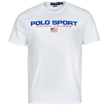 textil Herr T-shirts Polo Ralph Lauren G221SC92 Vit