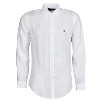 textil Herr Långärmade skjortor Polo Ralph Lauren Z221SC19 Vit
