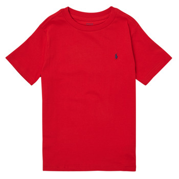 textil Flickor T-shirts Polo Ralph Lauren NOUVILE Röd