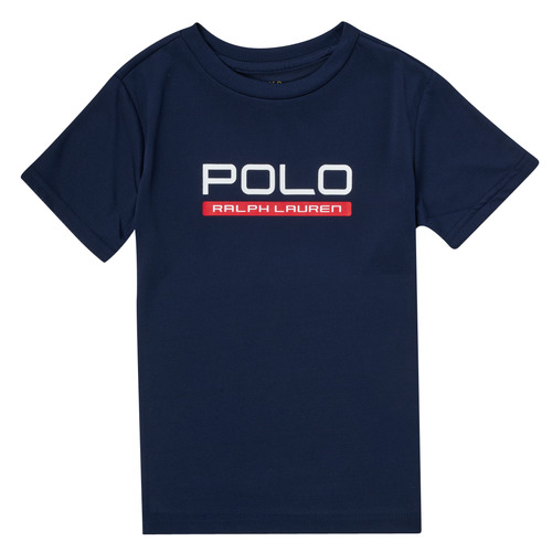 textil Pojkar T-shirts Polo Ralph Lauren DOLAIT Marin