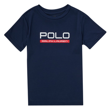 textil Pojkar T-shirts Polo Ralph Lauren DALAIT Marin