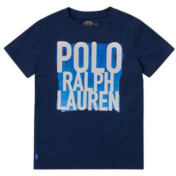 textil Pojkar T-shirts Polo Ralph Lauren TOUNIADO Marin