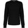 textil Herr Tröjor Les Hommes LJK402-660U | Round Neck Sweater with Pleats Svart