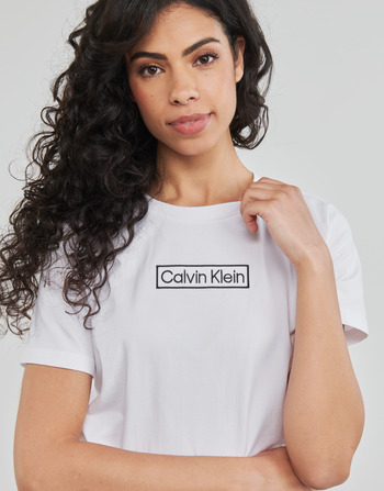 Calvin Klein Jeans PYJAMA SET SHORT Svart / Vit
