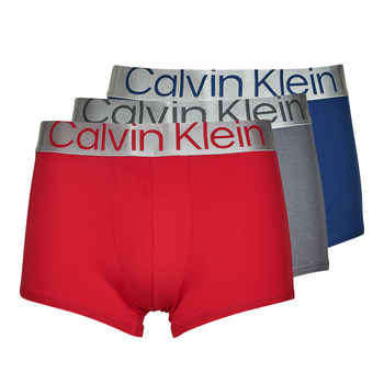 Underkläder Herr Boxershorts Calvin Klein Jeans TRUNK X3 Blå / Grå / Röd
