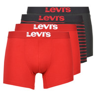 Underkläder Herr Boxershorts Levi's SOLID BASIC X4 Röd / Svart