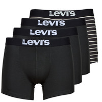 Underkläder Herr Boxershorts Levi's SOLID BASIC X4 Svart