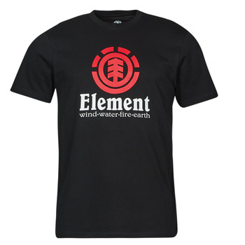 textil Herr T-shirts Element Vertical ss Svart