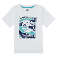 textil Pojkar T-shirts Timberland NANARO Vit