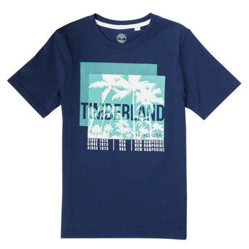 textil Pojkar T-shirts Timberland HOVROW Marin