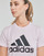 textil Dam T-shirts adidas Performance BL T-SHIRT Rosa / Svart
