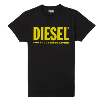 textil Barn T-shirts Diesel TJUSTLOGO Svart