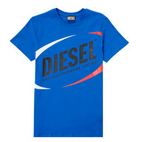 textil Pojkar T-shirts Diesel MTEDMOS Blå