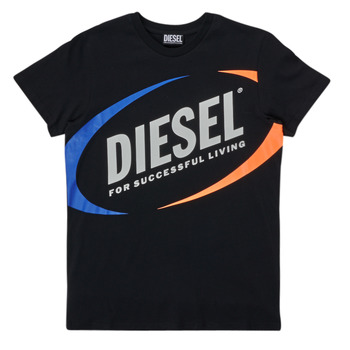 textil Pojkar T-shirts Diesel MTEDMOS Svart