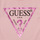 textil Flickor T-shirts Guess LIO Rosa