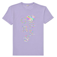 textil Flickor T-shirts Guess DEIFO Violett