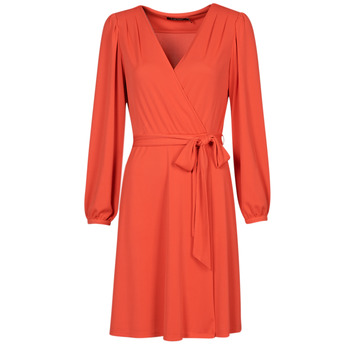 textil Dam Korta klänningar Lauren Ralph Lauren SHAVILYA-LONG SLEEVE-DAY DRESS Orange