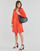 textil Dam Korta klänningar Lauren Ralph Lauren SHAVILYA-LONG SLEEVE-DAY DRESS Orange