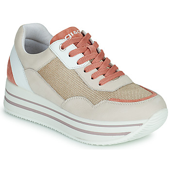 Skor Dam Sneakers IgI&CO 1661922 Beige / Rosa