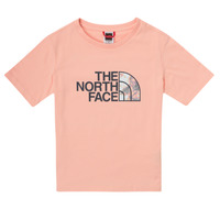 textil Flickor T-shirts The North Face EASY RELAXED TEE Rosa