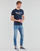 textil Herr T-shirts Pepe jeans ORIGINAL STRETCH Blå