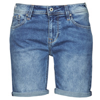 textil Dam Shorts / Bermudas Pepe jeans POPPY Blå